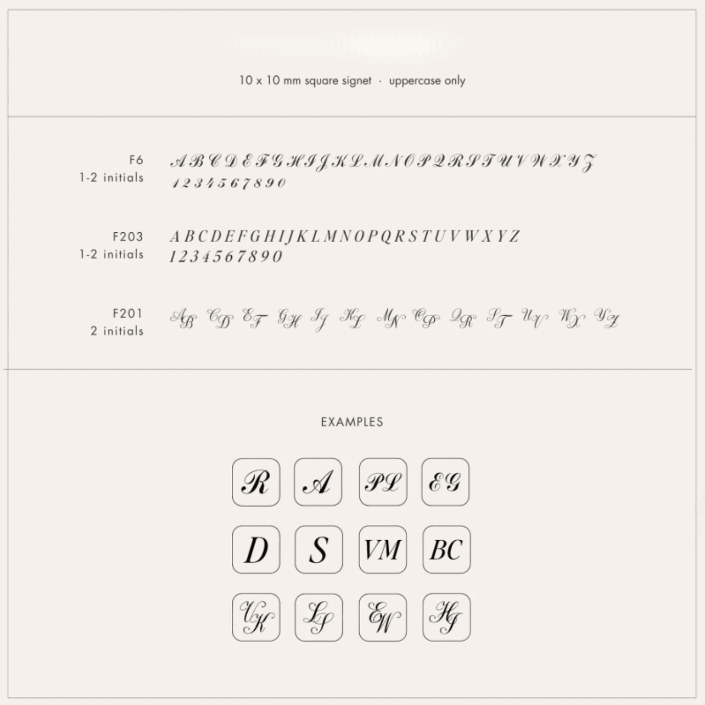 Elegant cursive initial letter fonts ideal for custom jewelry engraving and design. Perfect for creating personalized jewelry pieces with initials, monograms, or intricate lettering for unique jewelry aesthetics.